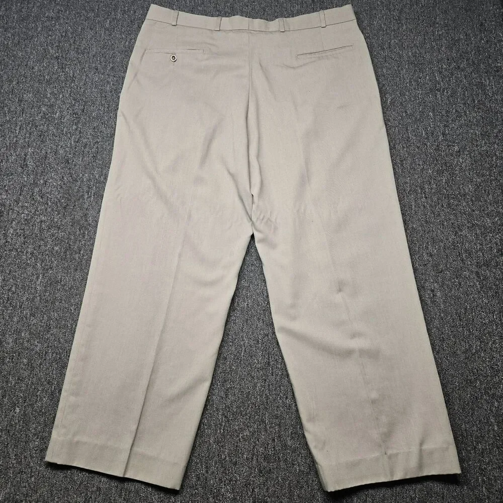 Vintage Levi’s Sevens Exact Trousers Men’s 38x27 Gray Pleated Pants USA 1990s